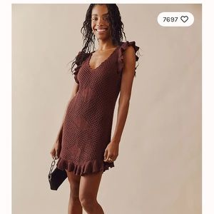 NWT Free People Mykonos Fauxchet Sweater Mini